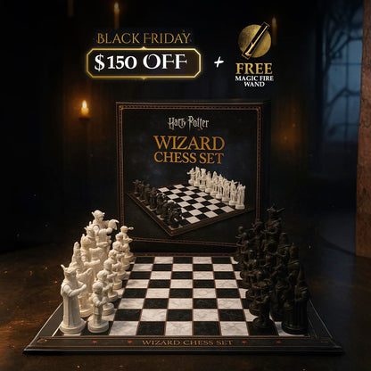 Harry Potter Wizard Chess Set (The Noble Collection) - On-Screen Movie Replica!