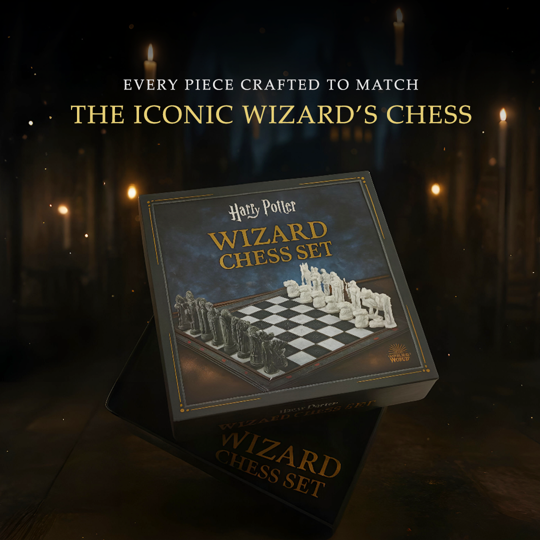 Harry Potter Wizard Chess Set (The Noble Collection) - On-Screen Movie Replica!