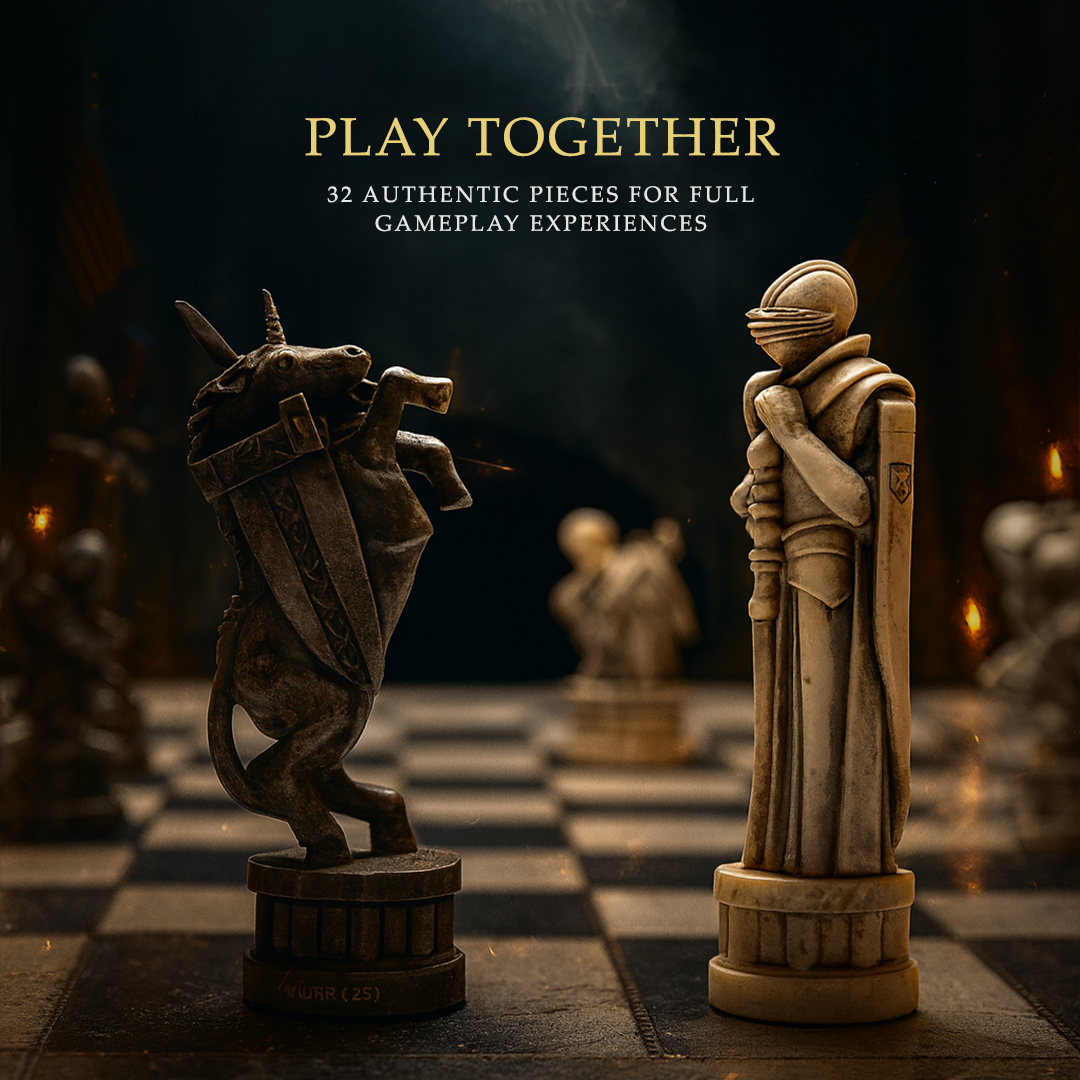 Harry Potter Wizard Chess Set (The Noble Collection) - On-Screen Movie Replica!