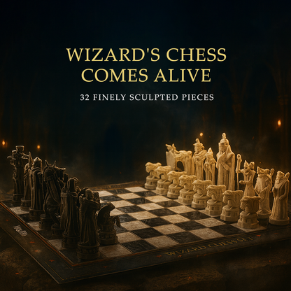 Harry Potter Wizard Chess Set (The Noble Collection) - On-Screen Movie Replica!